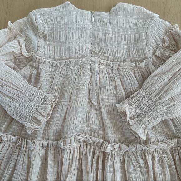 Kipp Textured Dress In Stone - Picture 9 of 10